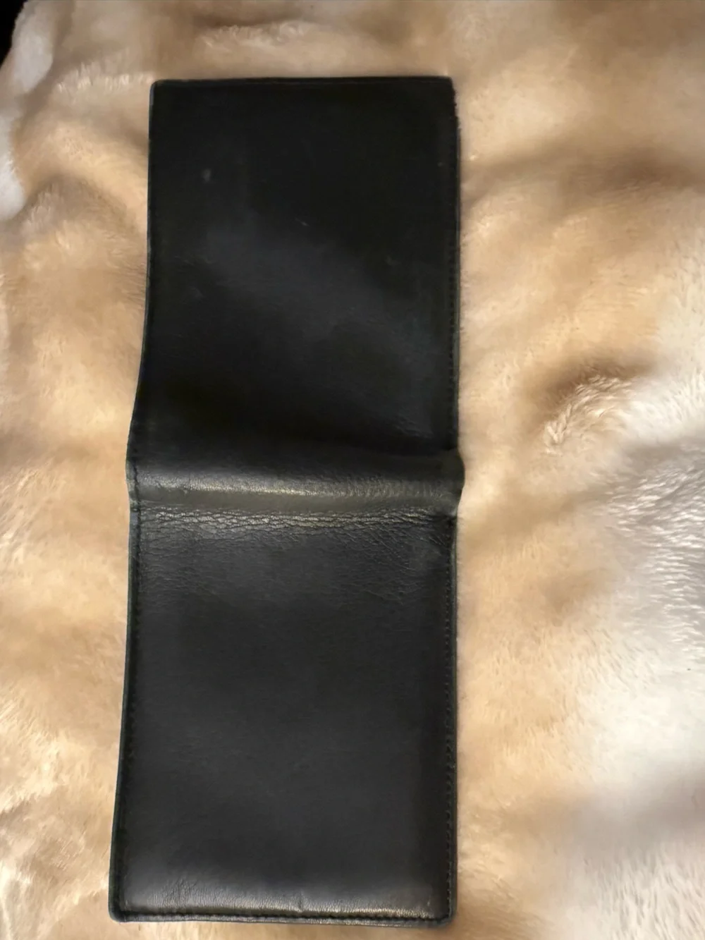 Wilsons Leather Black Leather Bi-Fold Card Holder